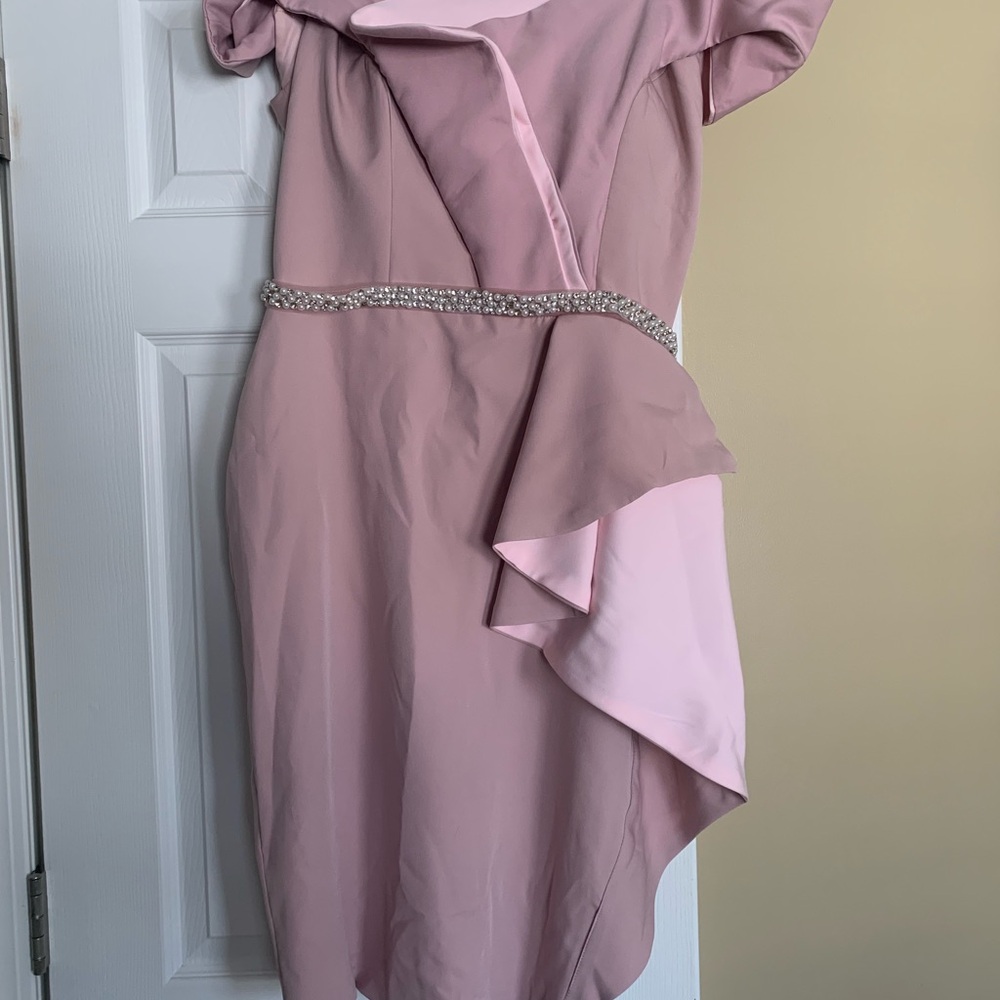 Elegant Pink Women's Dress